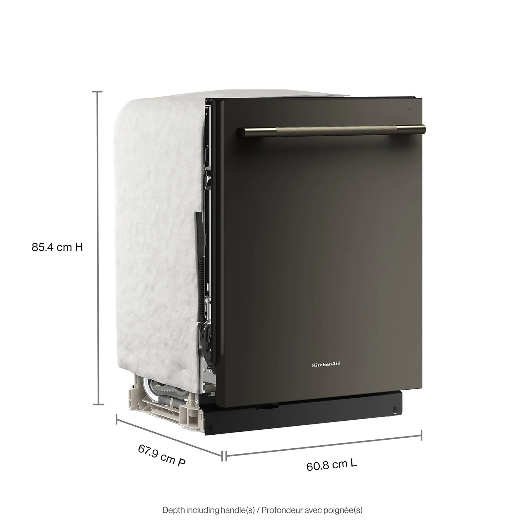 KitchenAid Black Ore Dishwasher (44 dBA) - KDTS724SBE - Image 3