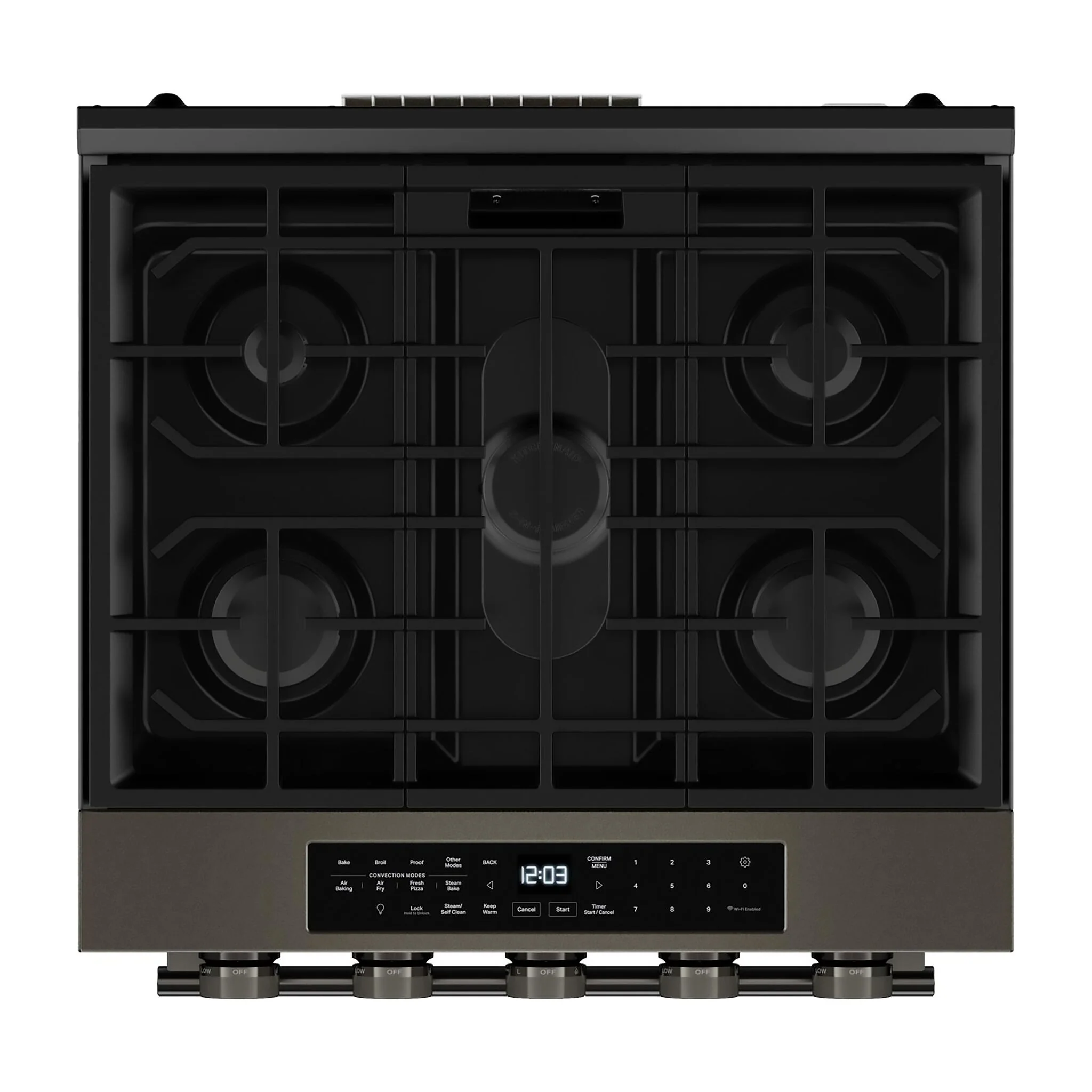 KitchenAid Black Ore Slide-In Gas Convection Range (5 cu.ft) - KSGS530SBE - Image 5