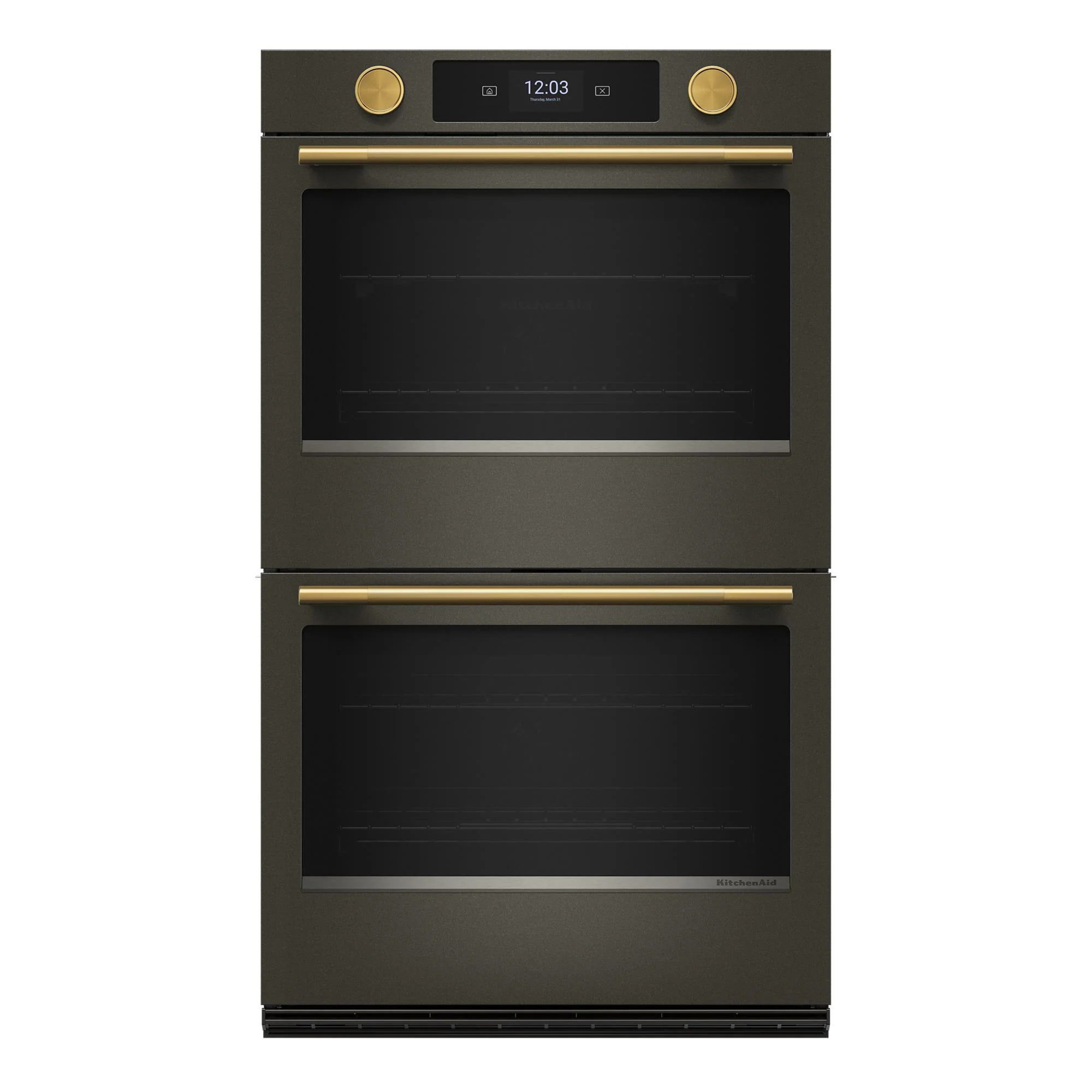 KitchenAid Brass Handle and Knob Hardware Accessory Kit for 30" Double Wall Oven & Microwave Combo - W11774418 - Image 5