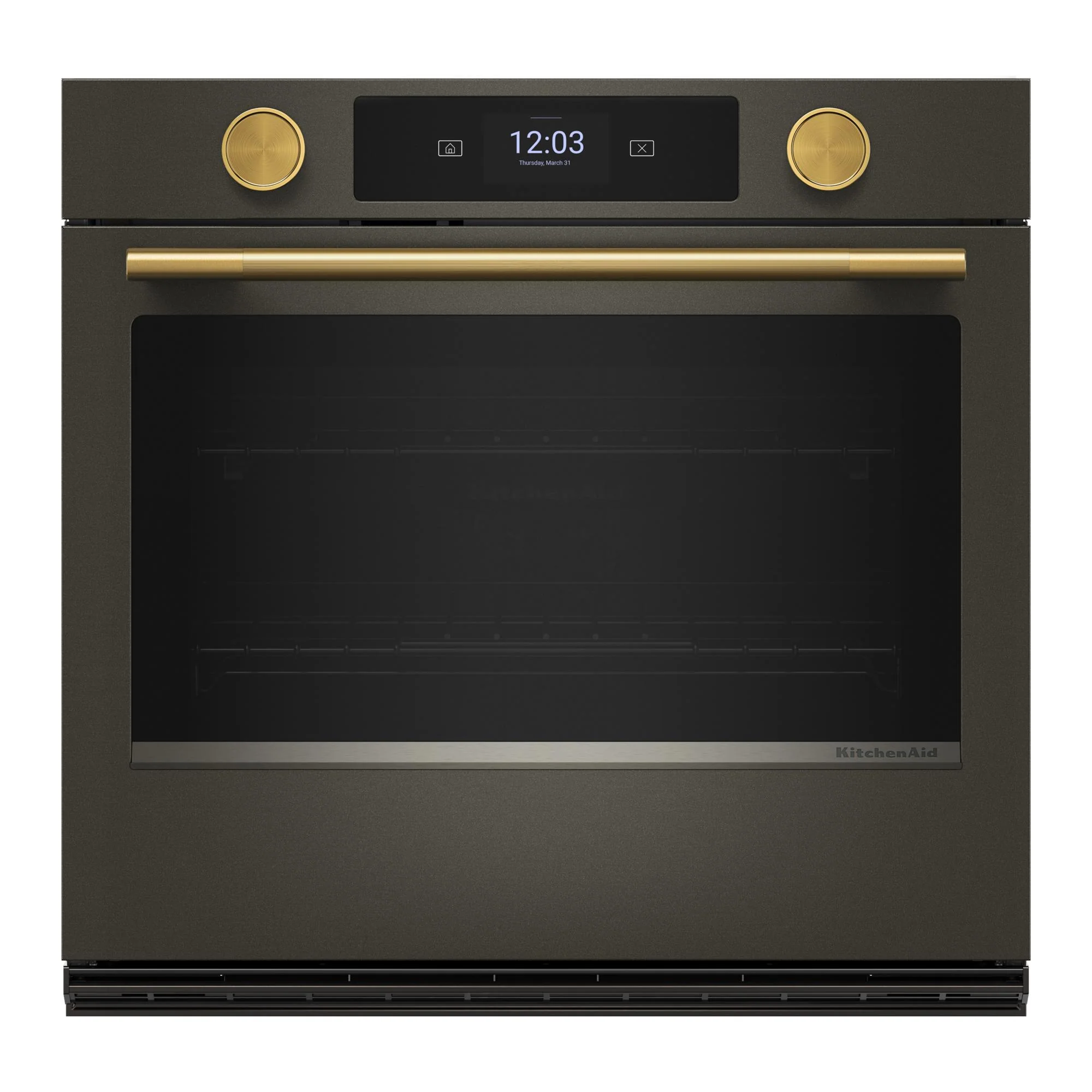KitchenAid Brass Handle and Knob Hardware Accessory Kit for Single Wall Oven - W11774414 - Image 8
