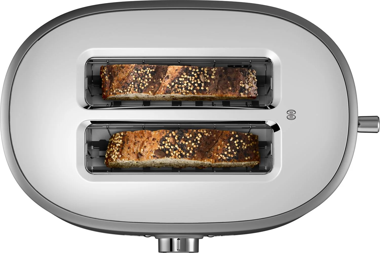 KitchenAid Contour Silver 2-Slice Toaster with High-Lift Lever - KMT2116CU - Image 5