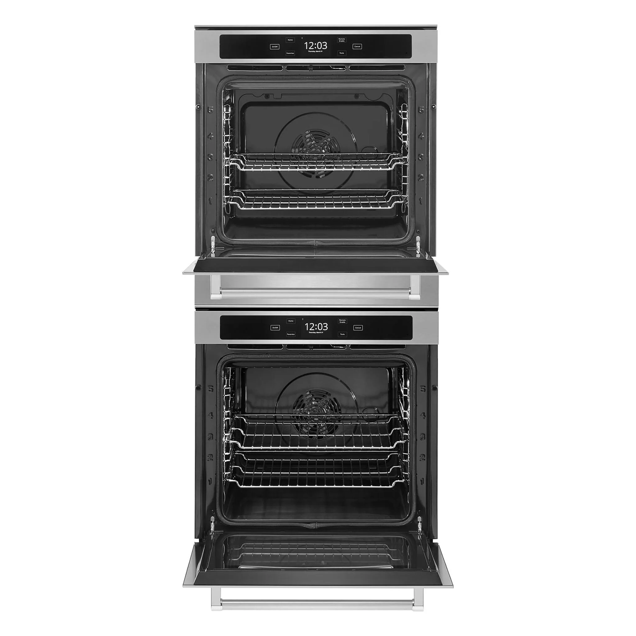 KitchenAid Fingerprint Resistant Stainless Steel 24" Double Wall Oven (5.8 Cu.Ft.) - KODC504PPS - Image 3