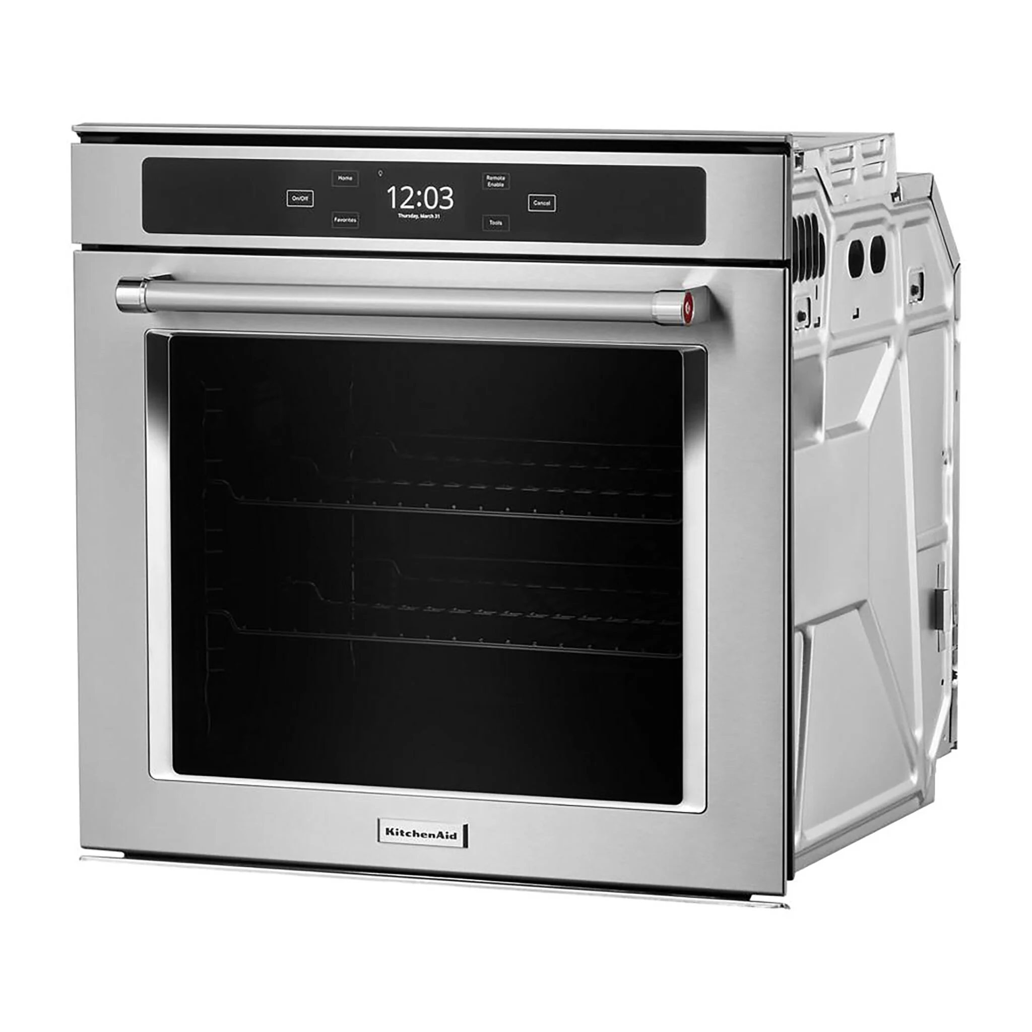 KitchenAid Fingerprint Resistant Stainless Steel 24" Wall Oven (2.9 Cu.Ft.) - YKOSC504PPS - Image 4