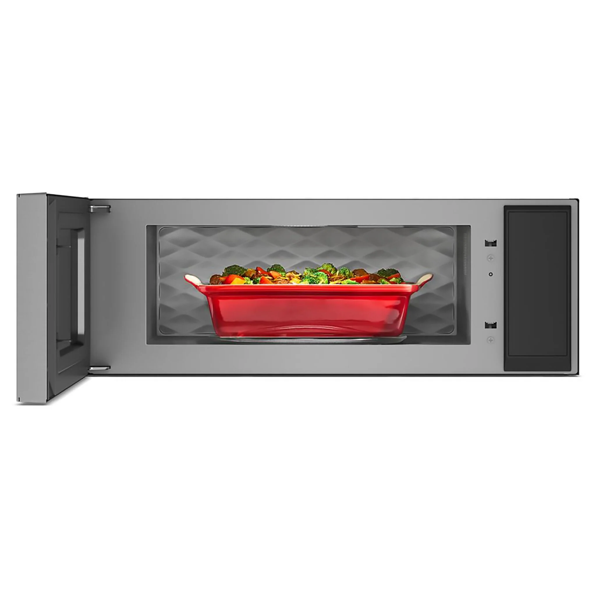 KitchenAid Fingerprint Resistant Stainless Steel Over-The -Range Microwave (1.1 Cu.Ft.) - YKMML550RPS - Image 4
