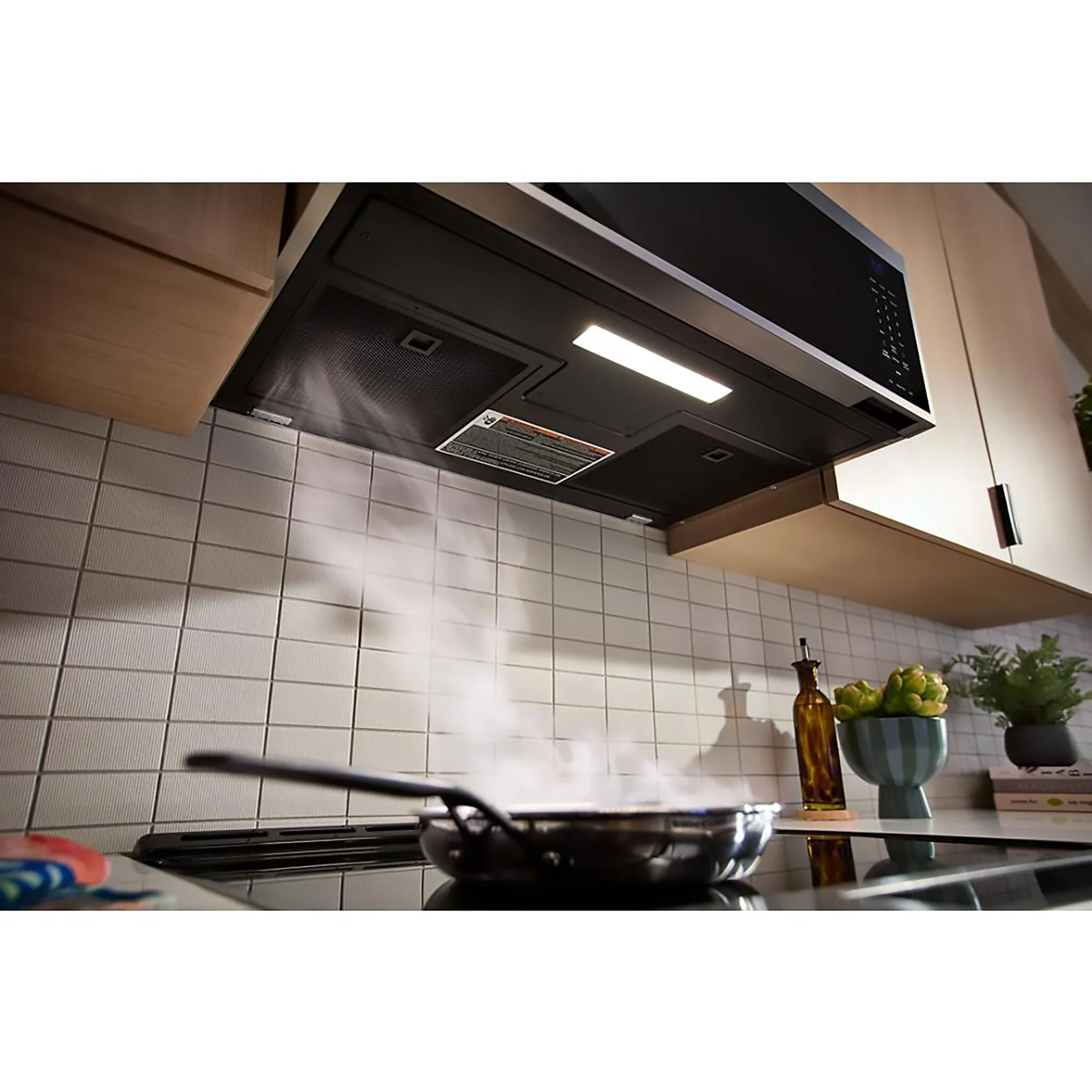 KitchenAid Fingerprint Resistant Stainless Steel Over-The -Range Microwave (1.1 Cu.Ft.) - YKMML550RPS - Image 6
