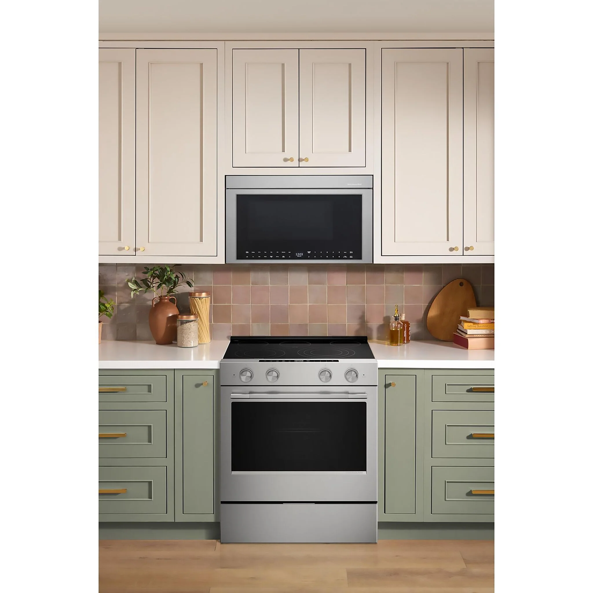 KitchenAid Fingerprint Resistant Stainless Steel Slide-In Electric Convection Range (5.3 cu.ft.) - YKSES530SPS - Image 2
