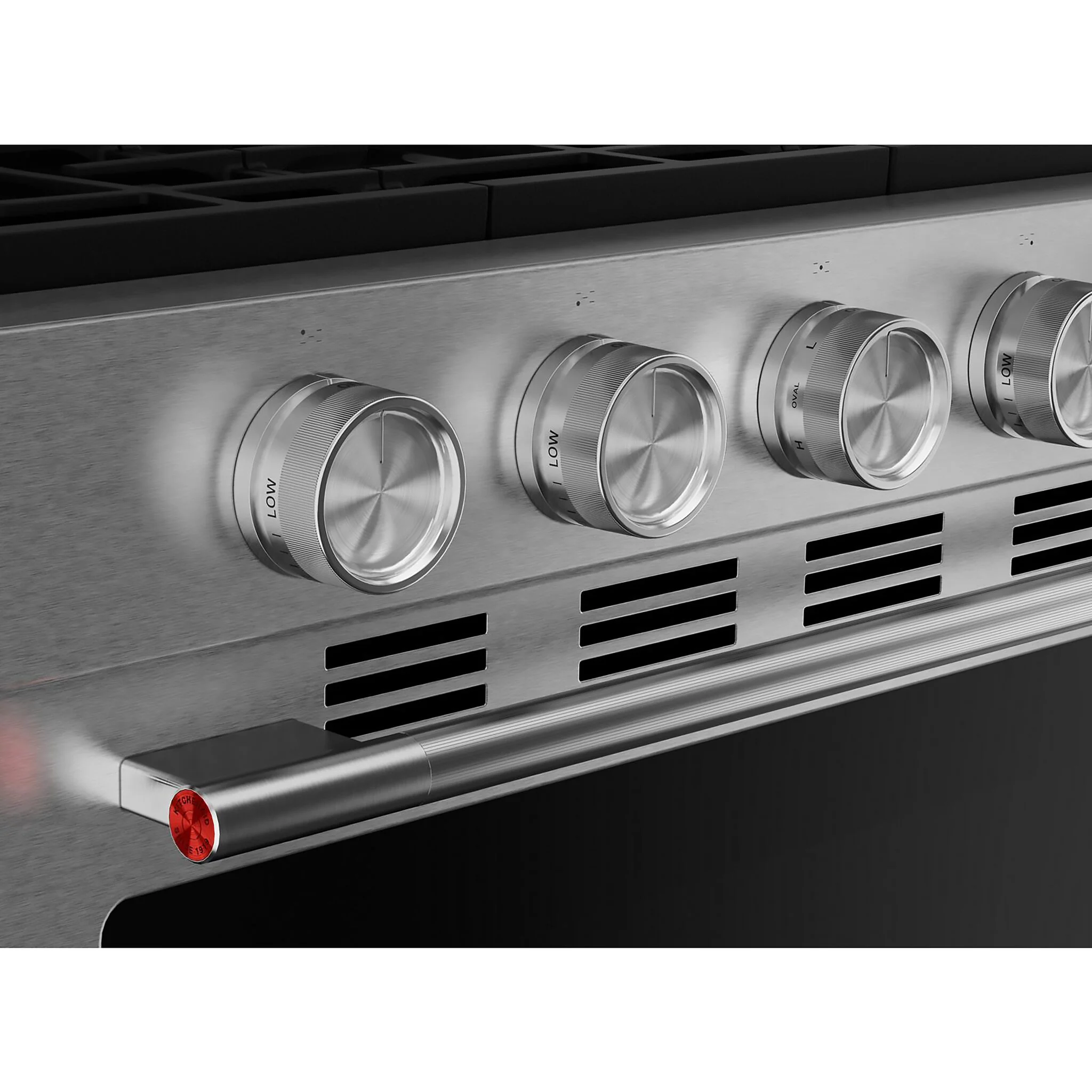 KitchenAid Fingerprint Resistant Stainless Steel Slide-In Gas Convection Range (5 cu.ft.) - KSGS330SPS - Image 4