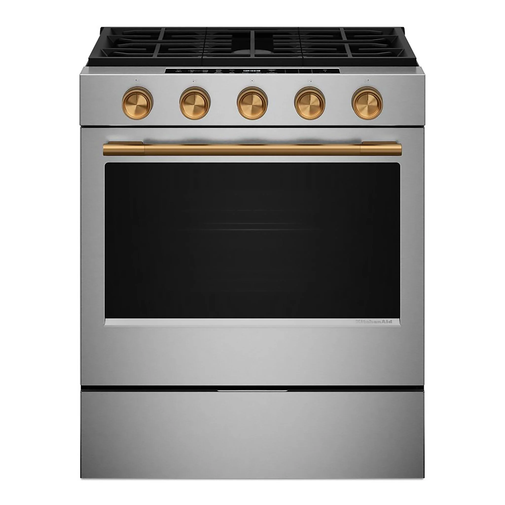 KitchenAid Fingerprint Resistant Stainless Steel Slide-In Gas Convection Range (5 cu.ft.) - KSGS530SPS - Image 11