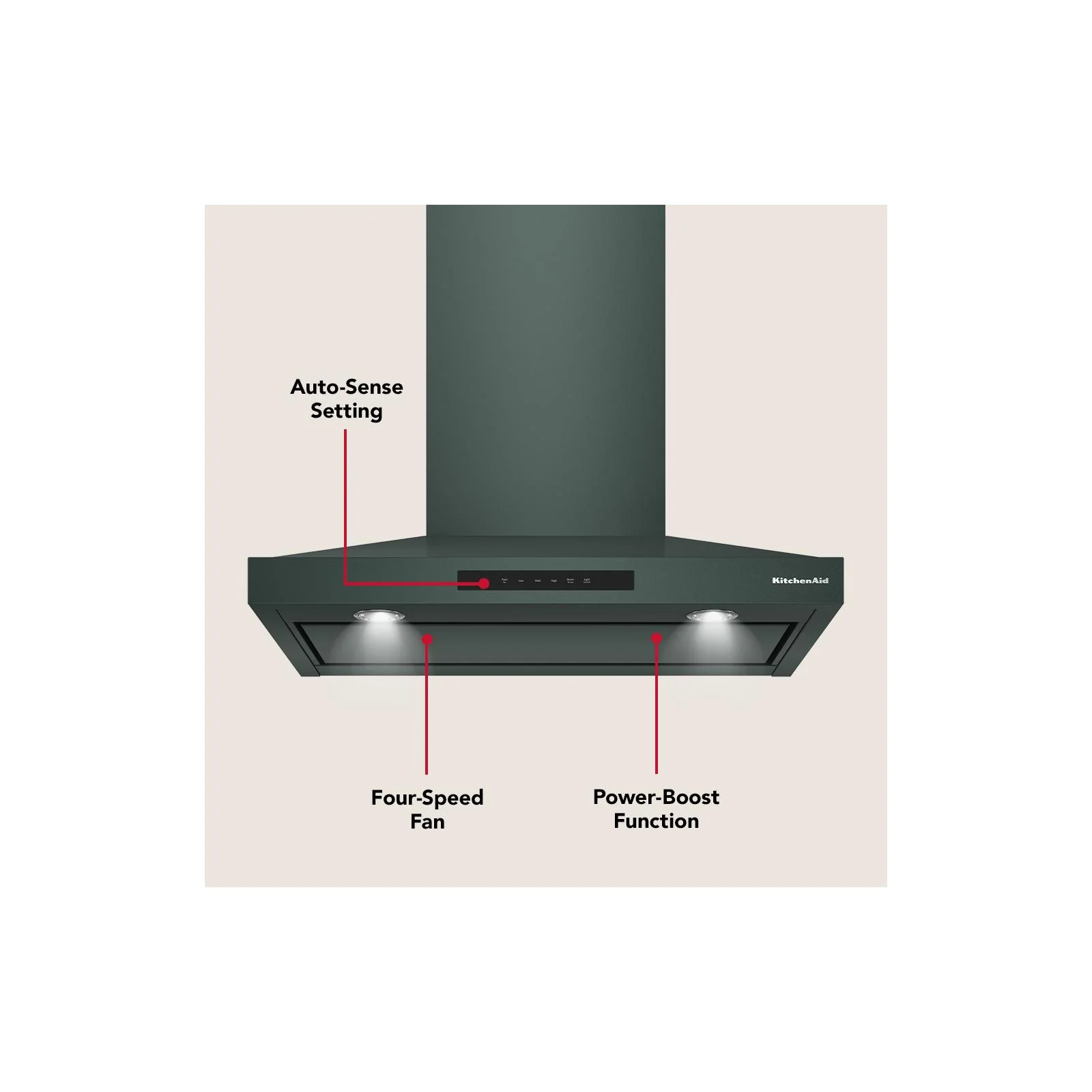 KitchenAid® Juniper 30" 400 CFM Wall-Mount Canopy Hood - KVWC730SJP - Image 8