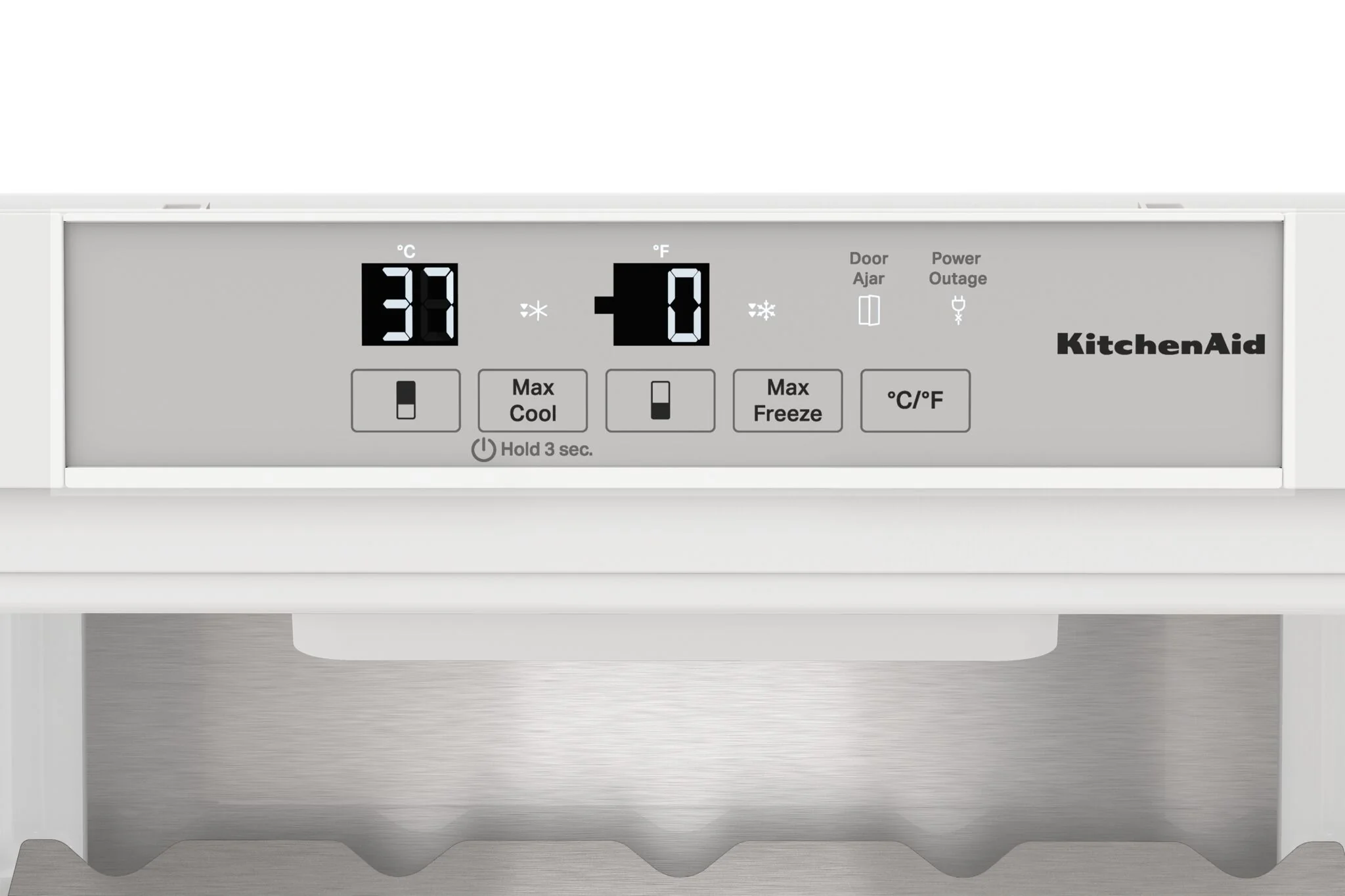 KitchenAid 22" 8.8 Cu. Ft. Panel-Ready Bottom-Freezer Refrigerator - KBBX102MPA - Image 5