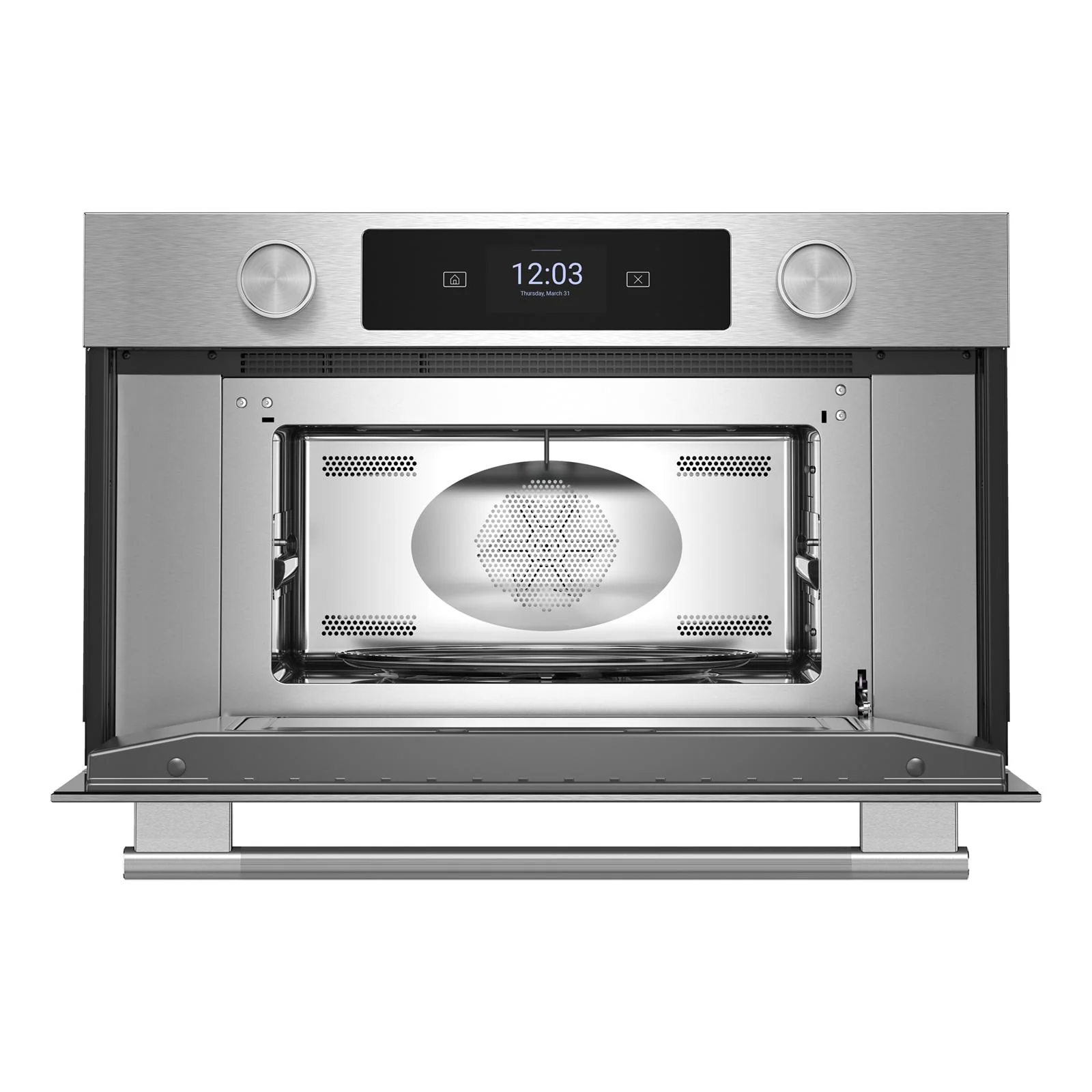 KitchenAid PrintShield Stainless 27 in. Built-In Convection Microwave (1.4 Cu. Ft.) - KMBS727SPS - Image 3