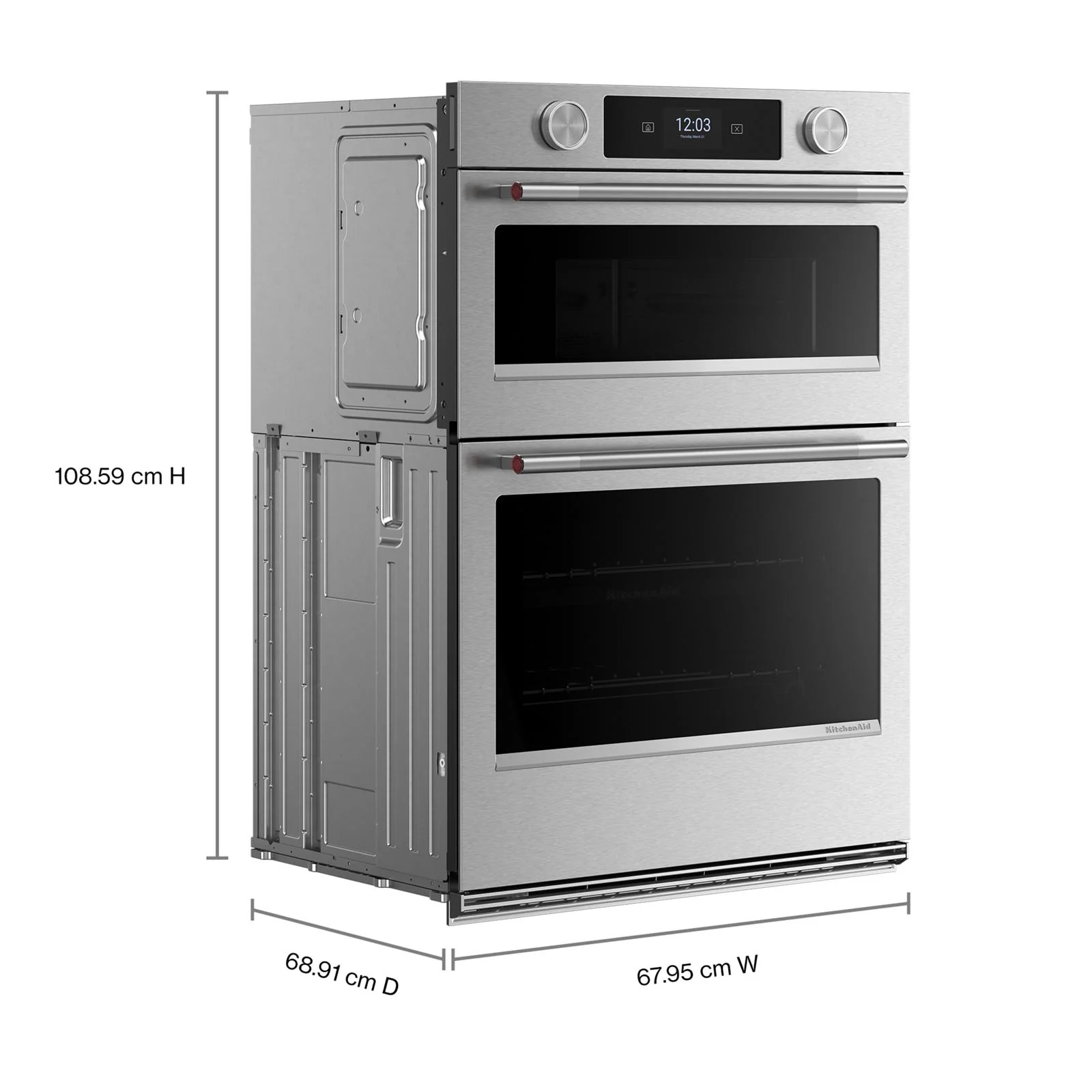 KitchenAid PrintShield Stainless 27" Wall Oven with Microwave (5.7 cu ft) - KOEC727SPS - Image 6
