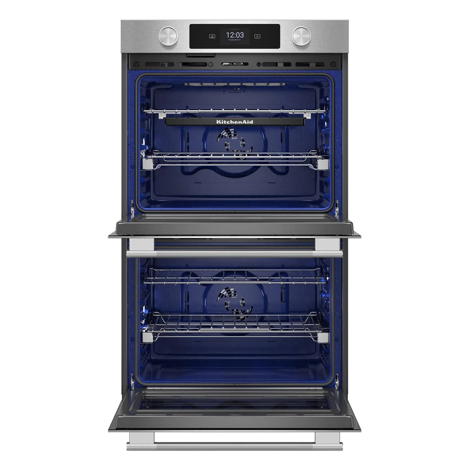 KitchenAid PrintShield Stainless 30" Double Wall Oven (10 cu ft) - KOED730SPS - Image 4