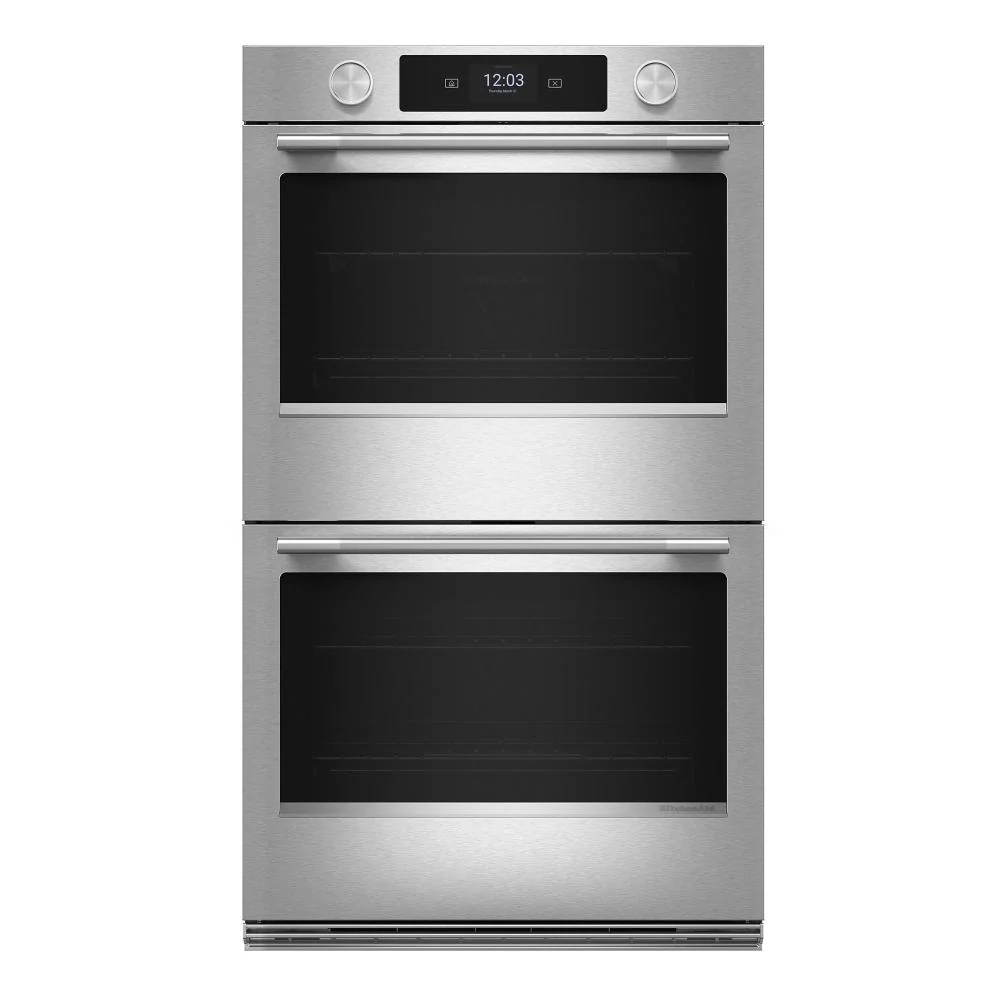 KitchenAid PrintShield™ Stainless 30" Smart Electric Double Wall Oven with Intelligent Cooking Camera (10 Cu. Ft.) - KOED930SPS