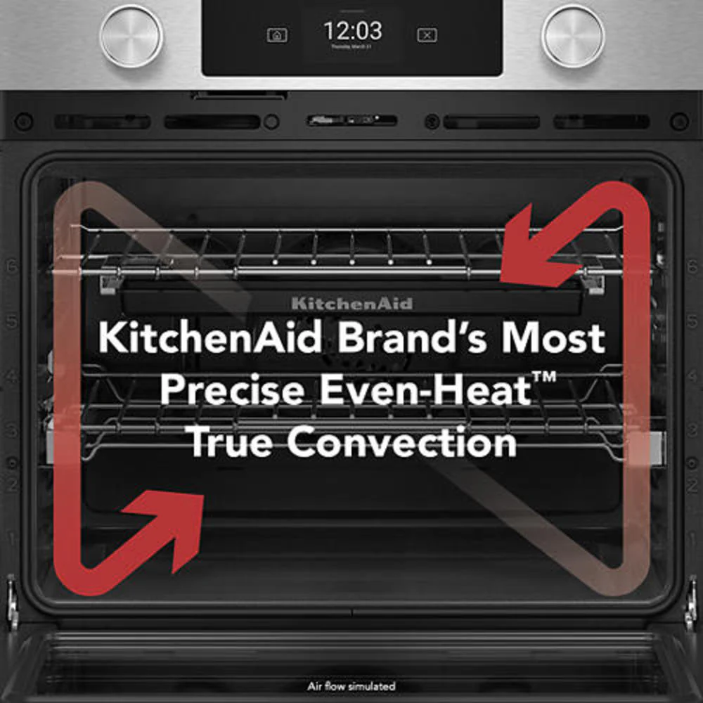 KitchenAid PrintShield™ Stainless 30" Smart Electric Double Wall Oven with Intelligent Cooking Camera (10 Cu. Ft.) - KOED930SPS - Image 16