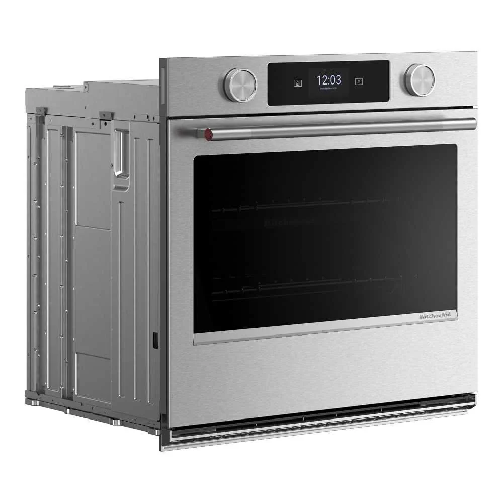 KitchenAid PrintShield™ Stainless 30" Wall Oven with Intelligent Cooking Camera (5 cu ft) - KOES930SPS - Image 4
