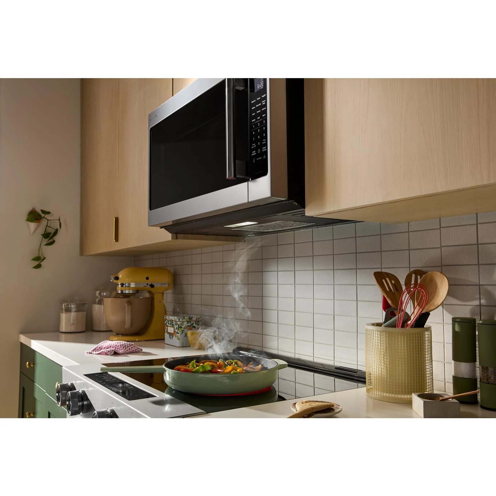 KitchenAid PrintShield Stainless Built-in Microwave (2.1 Cu. Ft.) - YKMMS330SPS - Image 2