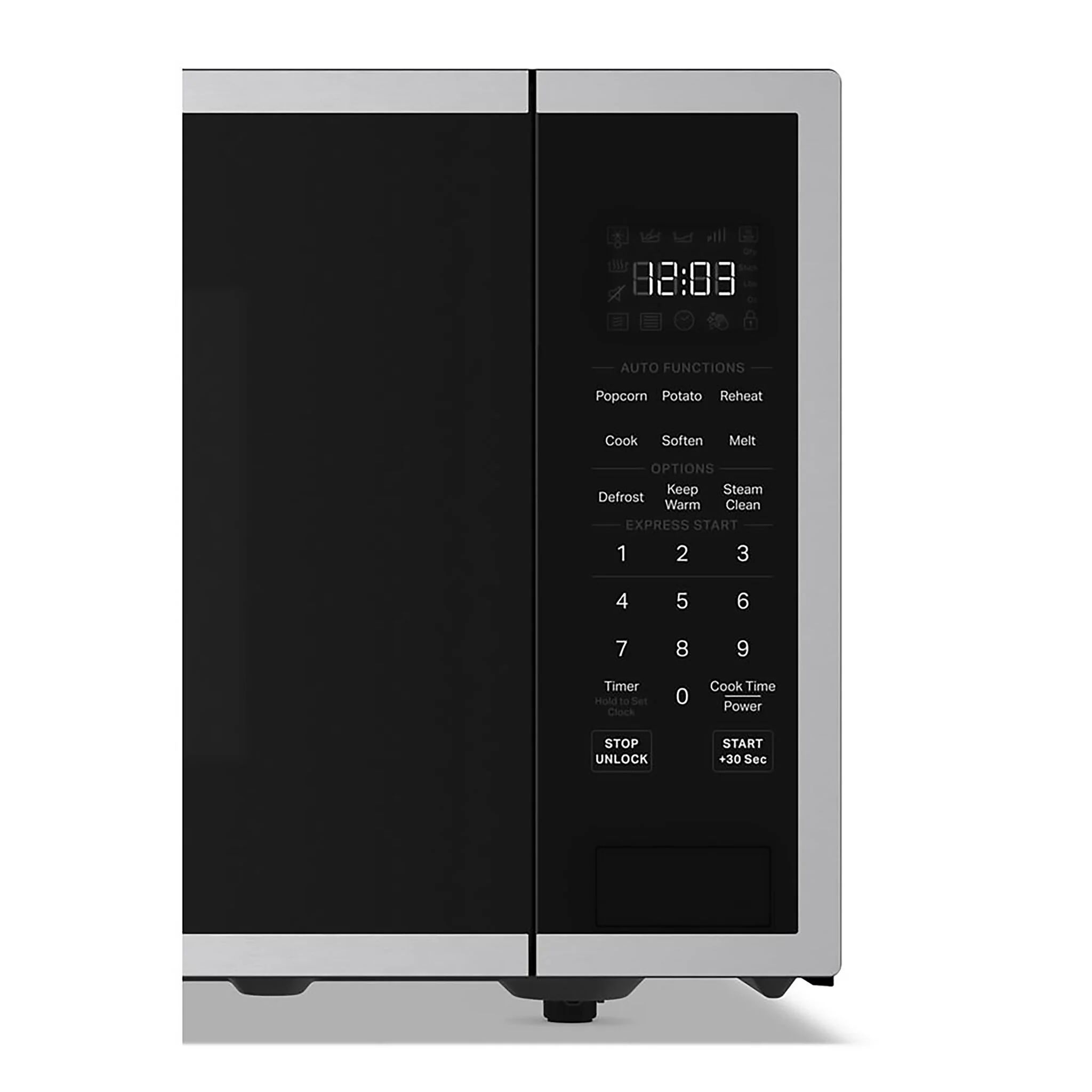KitchenAid PrintShield Stainless Countertop Microwave (1.5 cu.ft.) - KMCS522SPS - Image 5