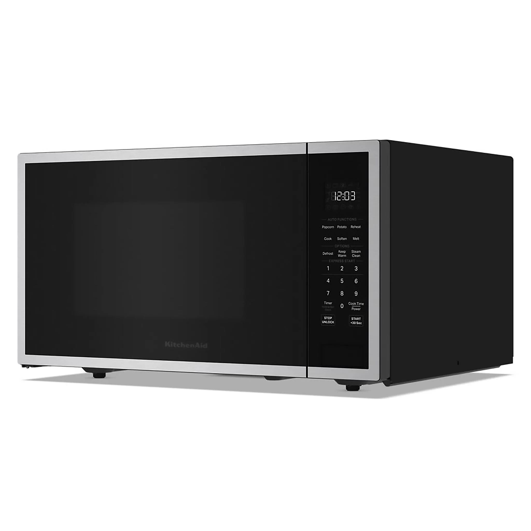 KitchenAid PrintShield Stainless Countertop Microwave (1.5 cu.ft.) - KMCS522SPS - Image 6