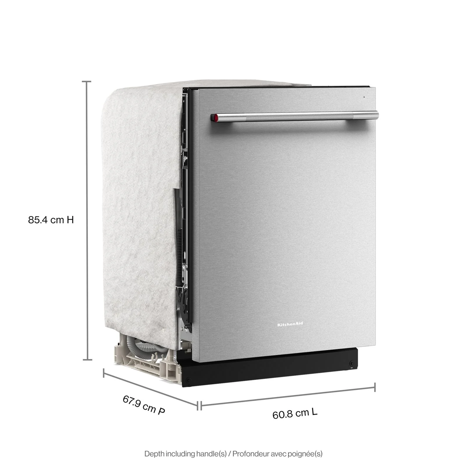 KitchenAid PrintShield Stainless Dishwasher (47 dBA) - KDTS224SPS - Image 2