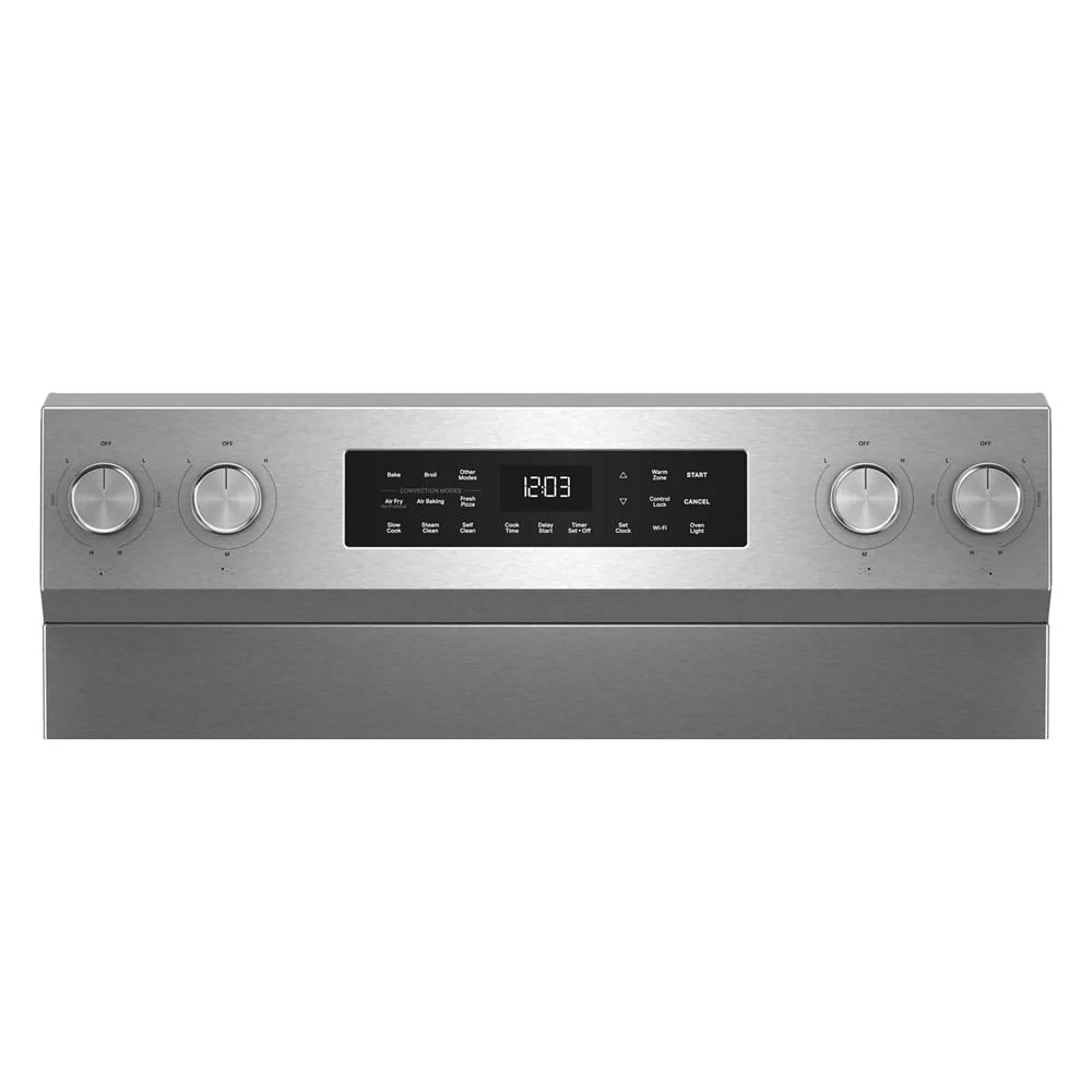 KitchenAid PrintShield™ Stainless Finish Freestanding Smart Electric Convection Range (5.3 Cu. Ft.) - YKFES330TPS - Image 4