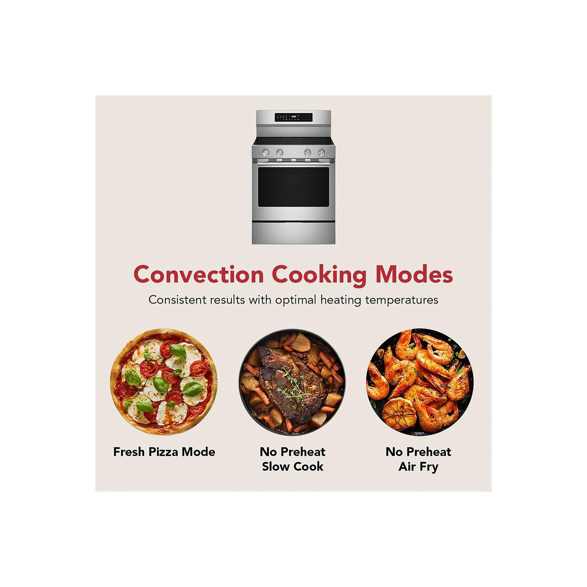 KitchenAid Printshield Stainless Freestanding Electric Convection Range (5.3 cu.ft.) - YKFES530SPS - Image 5