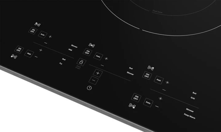 KitchenAid Stainless Steel 36" 5-Element Electric Sensor Induction Cooktop - KCIG556JSS - Image 3