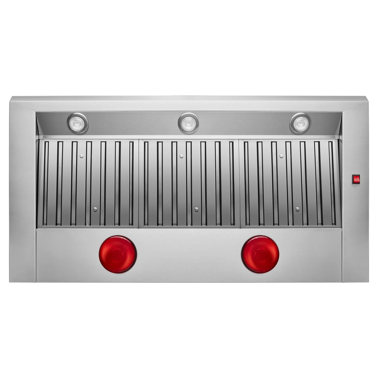 KitchenAid Stainless Steel 48" Commercial-Style 585-1170 CFM Wall-Mount Canopy Range Hood without motor - KVWC958KSS - Image 6