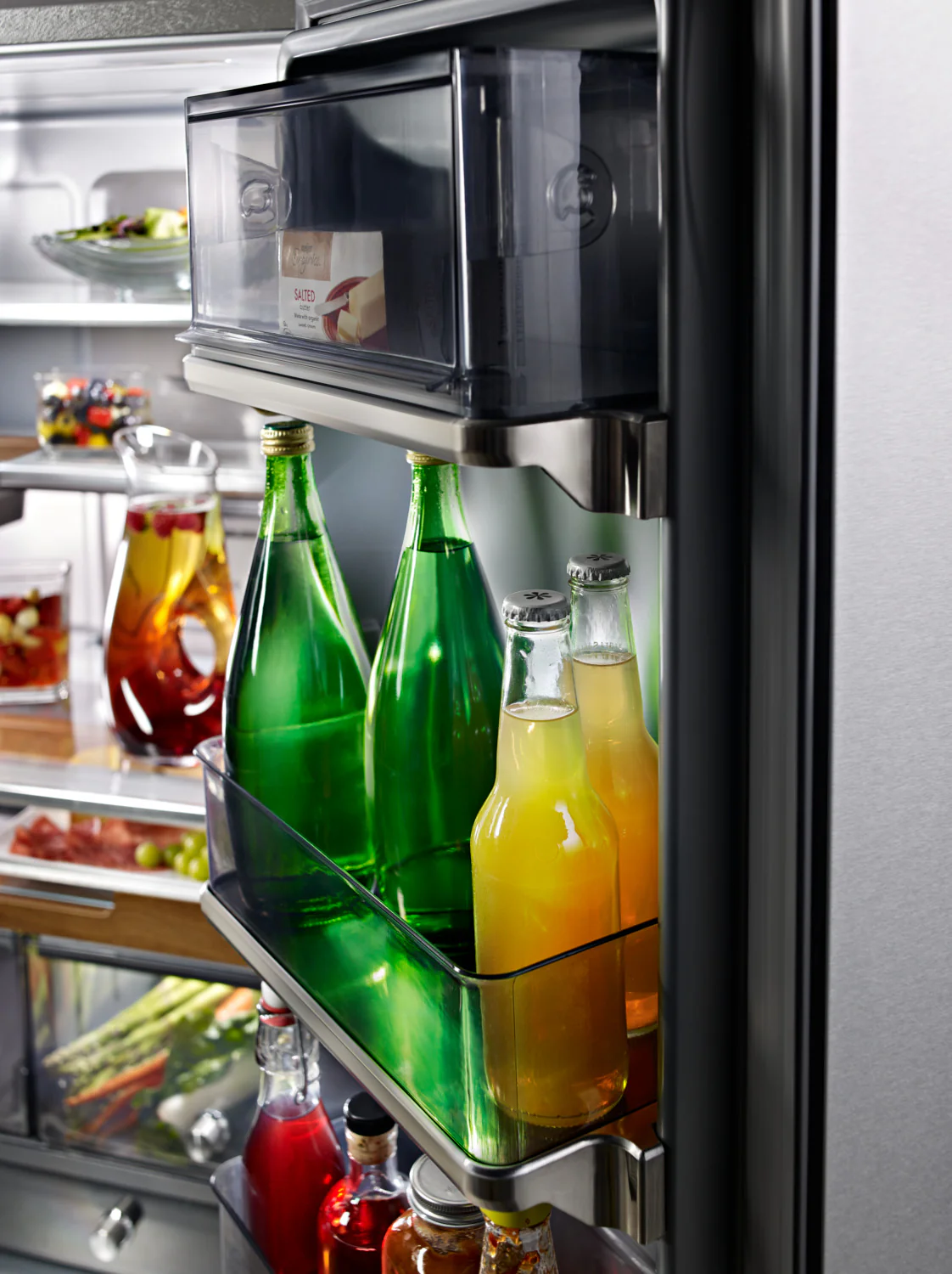 KitchenAid 35.8" 23.8 Cu. Ft. Stainless Steel Counter-Depth French Door Refrigerator - KRFC704FPS - Image 8