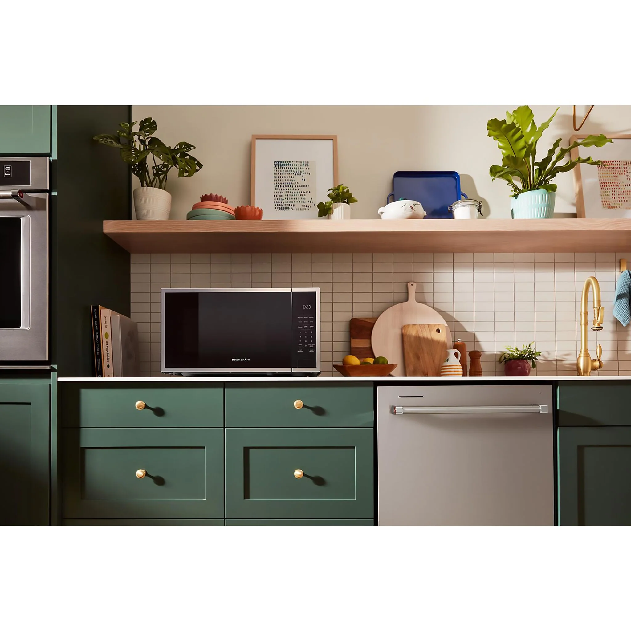 KitchenAid Stainless Steel Countertop Microwave (1.6 cu.ft.) - YKMCS122SSS - Image 2