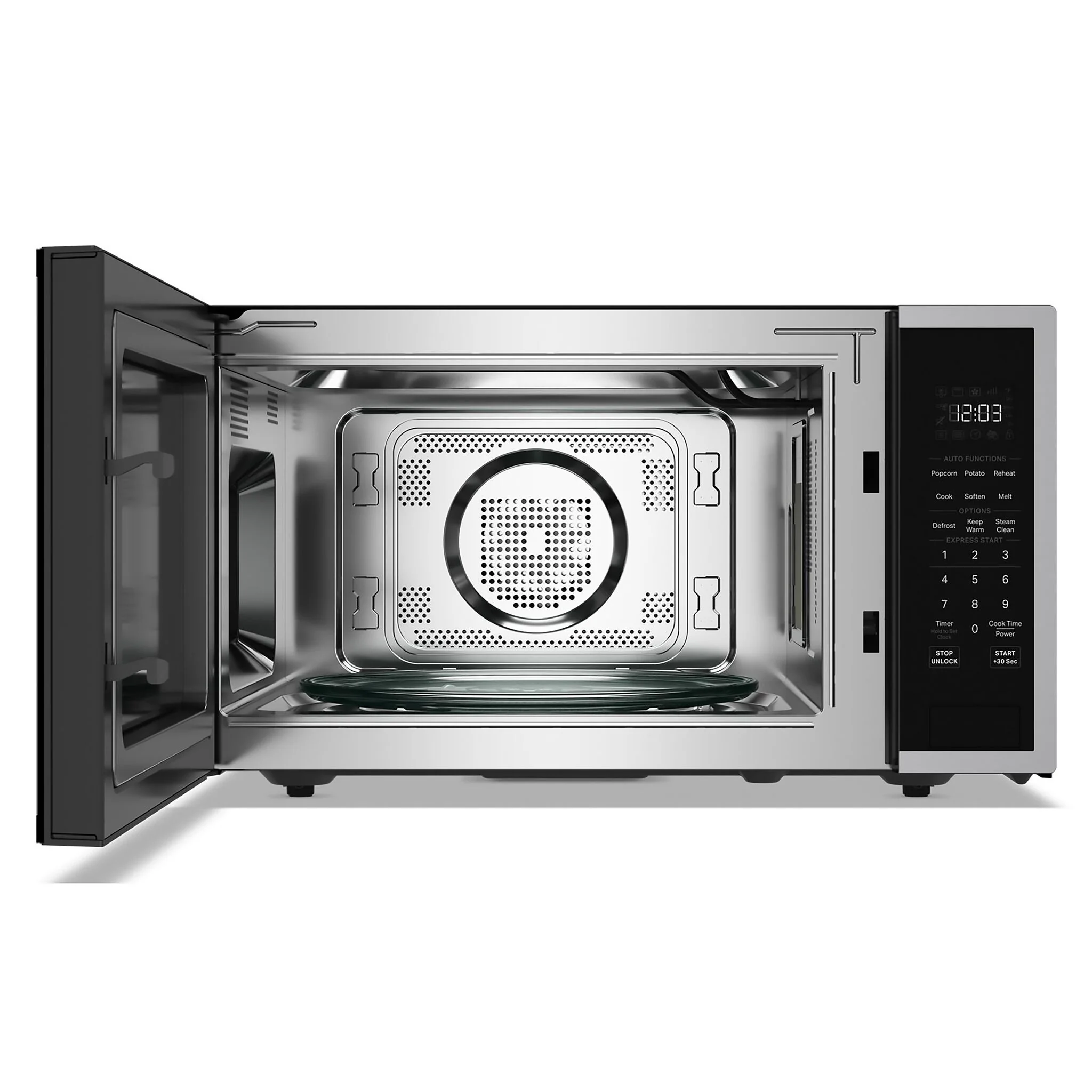 KitchenAid Stainless Steel Countertop Microwave (1.6 cu.ft.) - YKMCS122SSS - Image 6