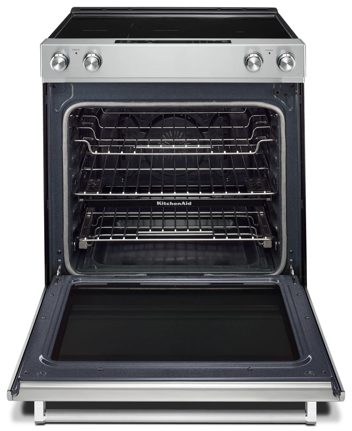 KitchenAid Stainless Steel Slide-In Electric Convection Range (6.4 Cu. Ft.) - YKSEG700ESS - Image 2
