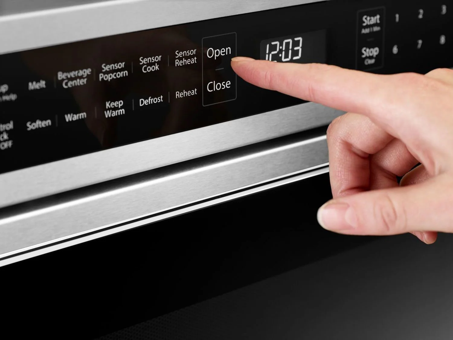 KitchenAid Stainless Steel Under-Counter Microwave Oven Drawer (1.2 Cu. Ft.) - KMBD104GSS - Image 7