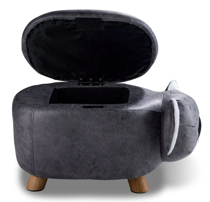 Koala Storage Ottoman - Grey - Image 4