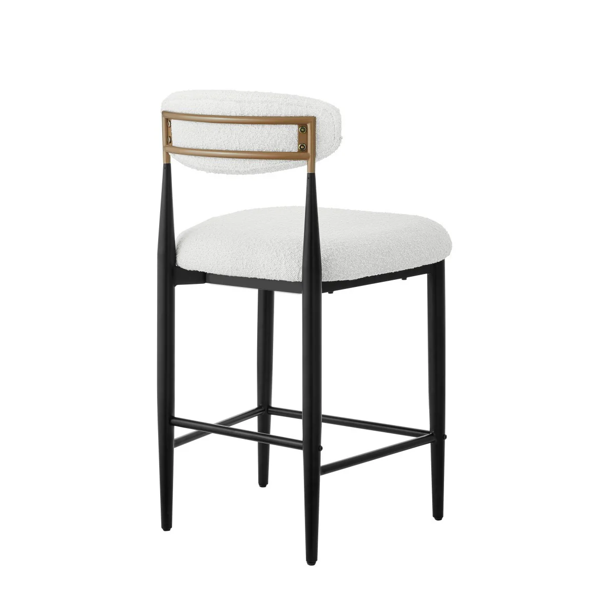 Kodi Counter Stool - White/Black - Set of Two - Image 4