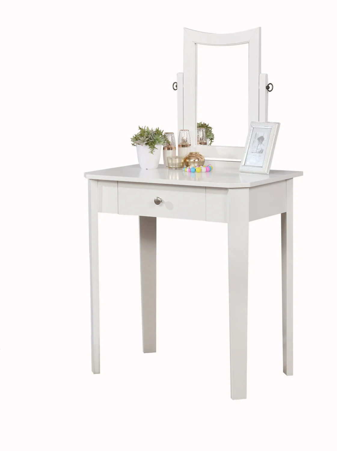 Kyrie Vanity Table Set - White - Image 4