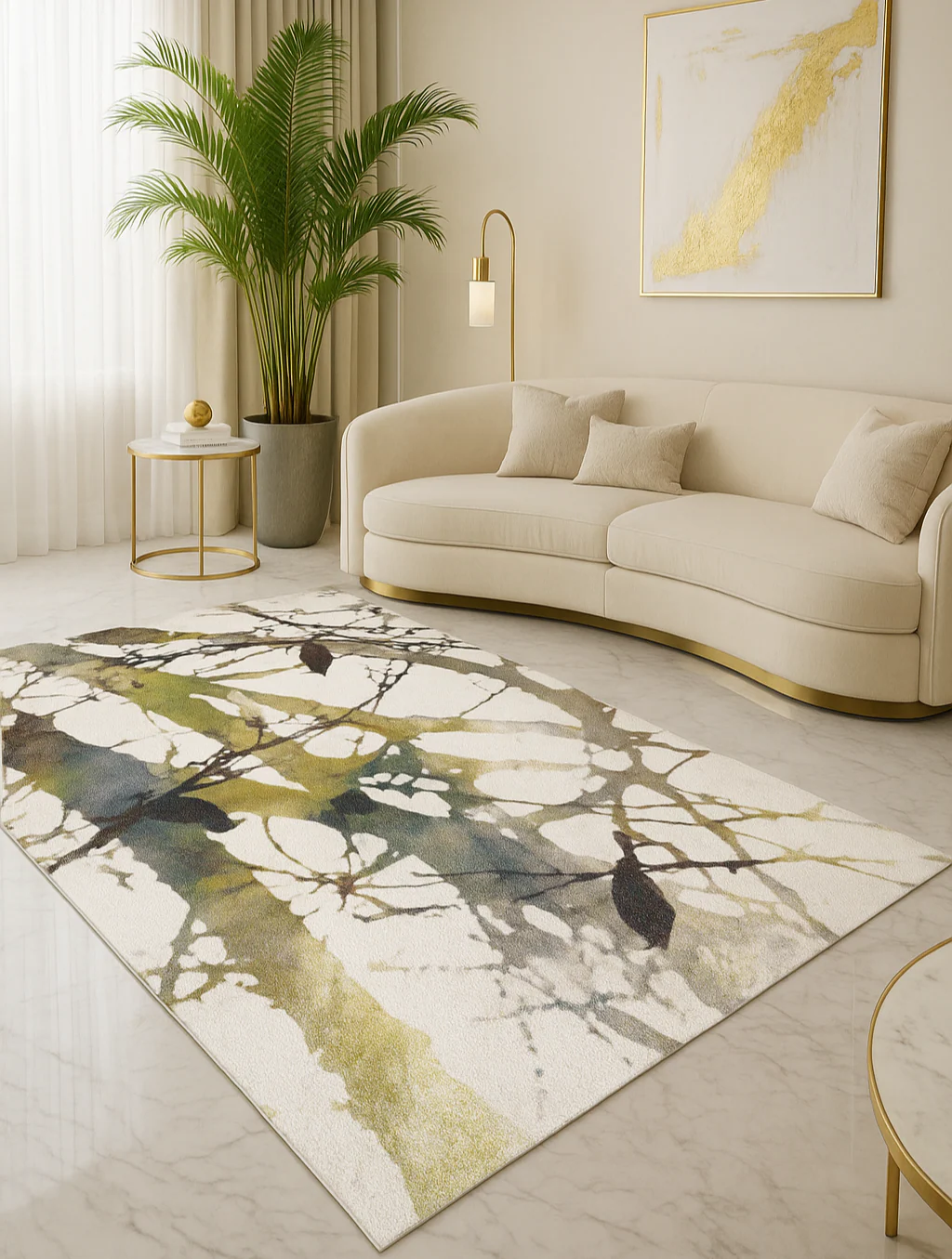 L2 Decor Diamond Area Rug 8' x 11' - Birds of a Feather - Image 3