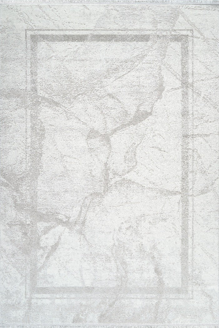 L2 Decor Karizma Area Rug 5' x 8' - Grey, White