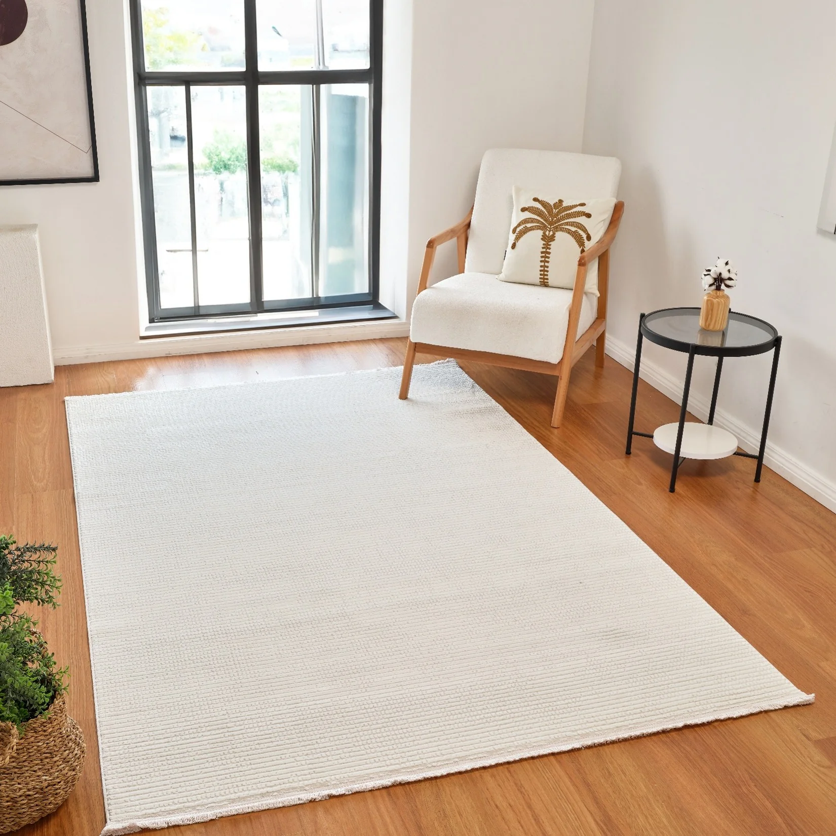 L2 Decor Karizma Area Rug 8' x 11' - Cream - Image 2
