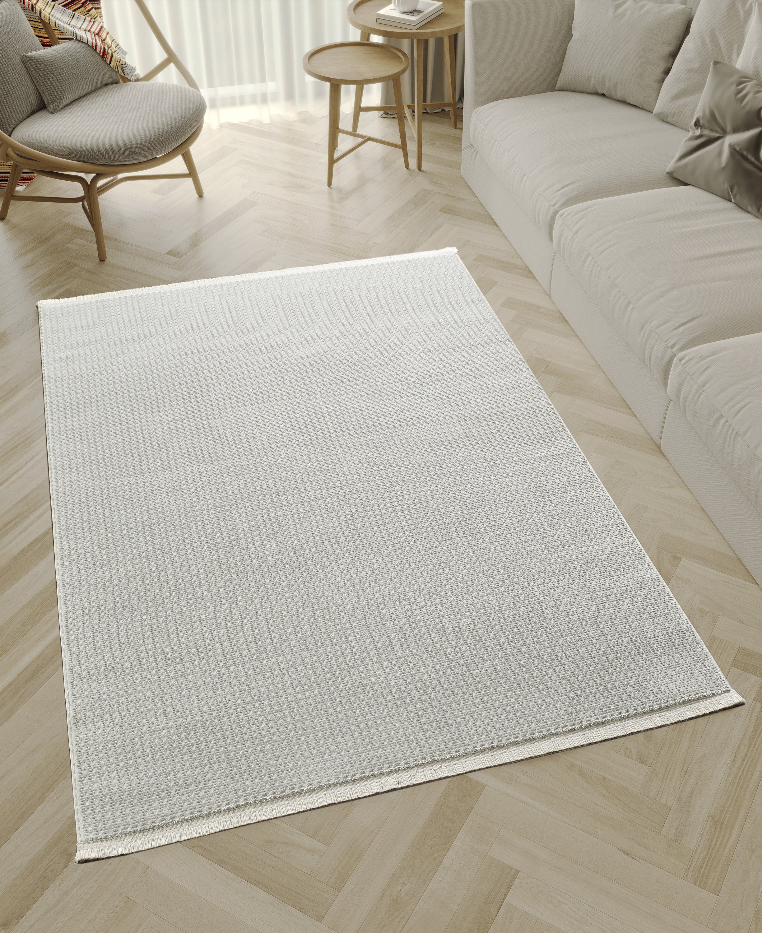 L2 Decor Novolini Area Rug 7' x 10' - Light Grey - Image 2