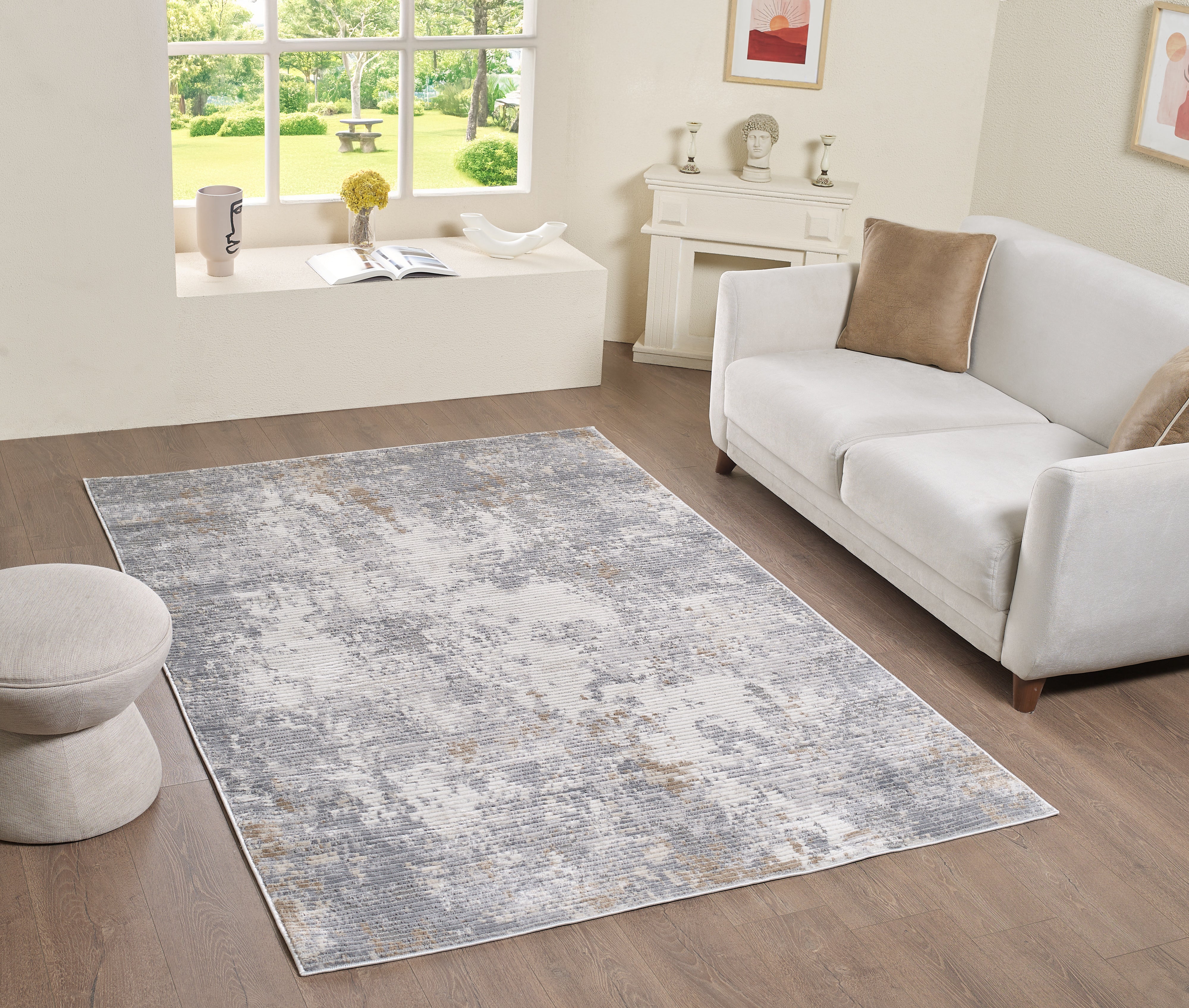 L2 Decor Symphony Area Rug 8' x 11' - Grey - Image 2