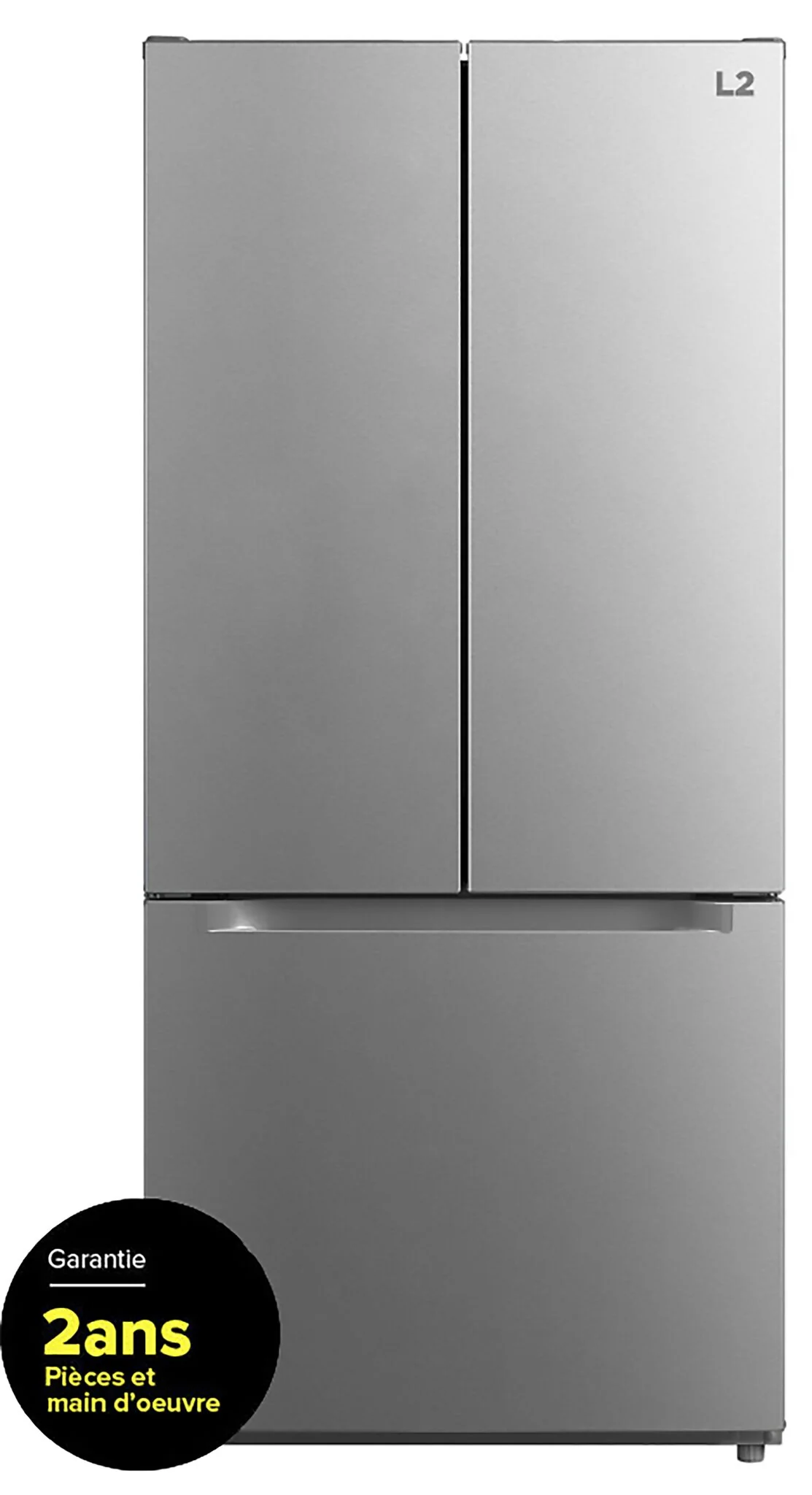 L2 29.5" 18.4 Cu. Ft. Stainless Steel French Door Refrigerator - LRF18B5AST - Image 3