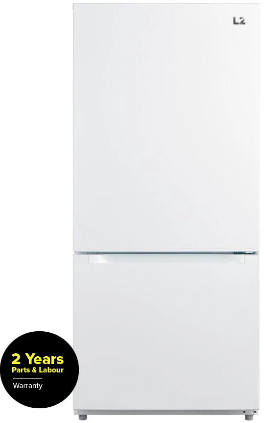 L2 29.5" 18.7 Cu. Ft. White Bottom-Freezer Refrigerator - LRB19B5AWWC - Image 2