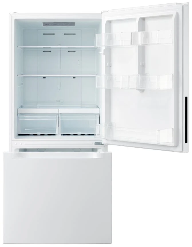 L2 29.5" 18.7 Cu. Ft. White Bottom-Freezer Refrigerator - LRB19B5AWWC - Image 4