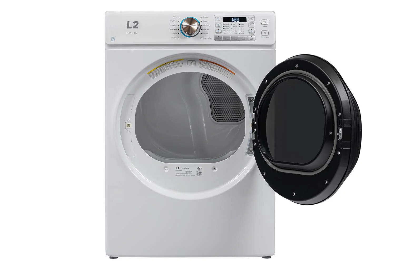 L2 White Electric Dryer (8.0 Cu. Ft) -  LE52N3AWW - Image 5