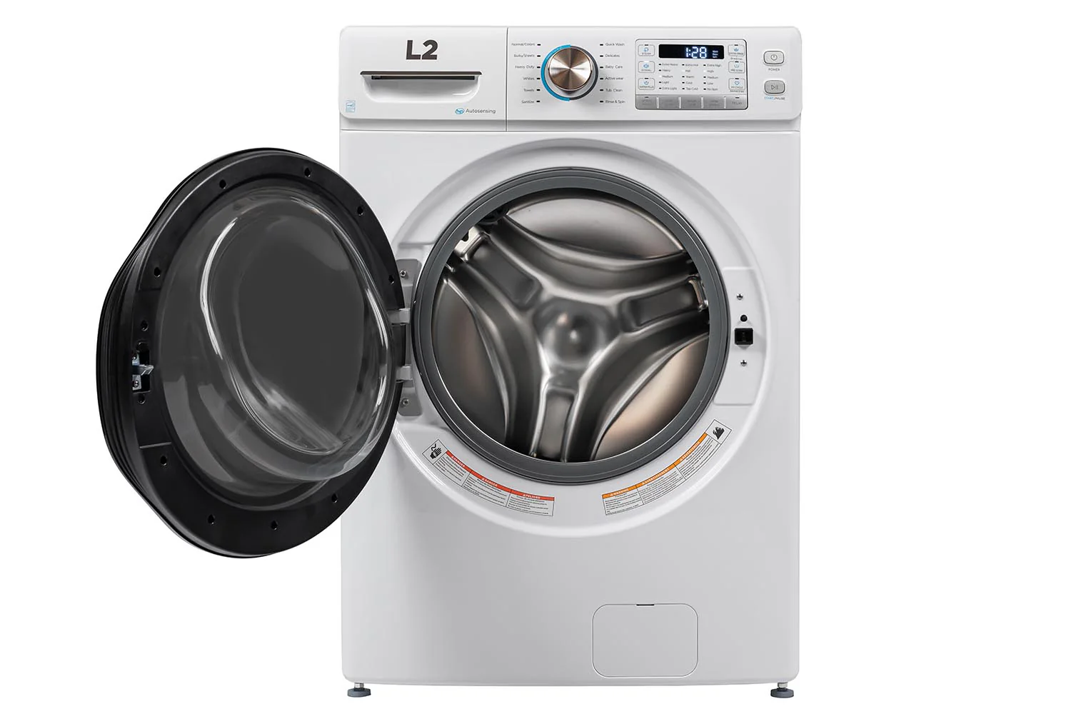L2 White Front Load Washer (5.2 Cu. Ft) - LF52N3AWW - Image 5