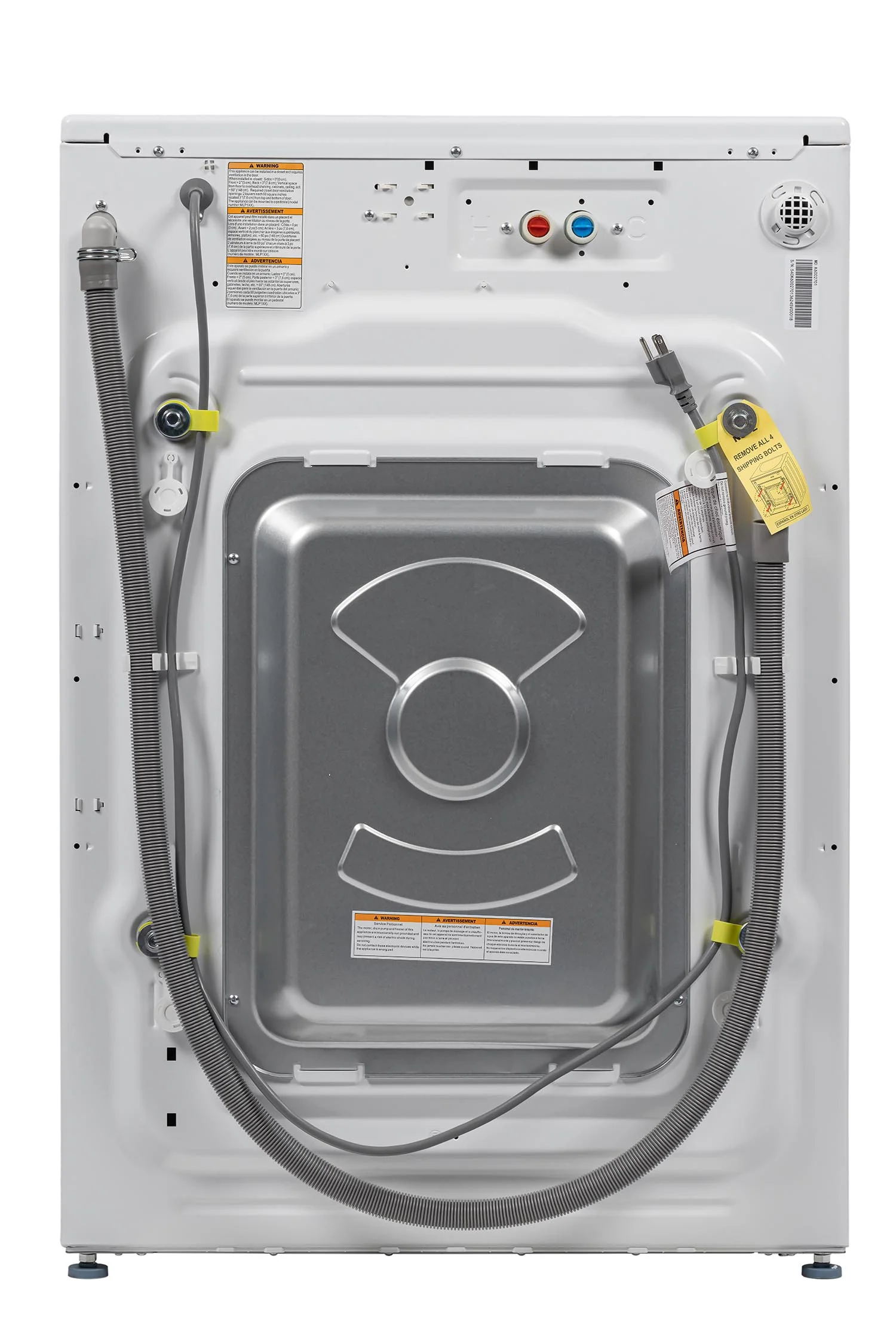 L2 White Front Load Washer (5.2 Cu. Ft) - LF52N3AWW - Image 8