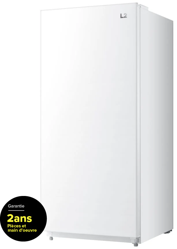 L2 White Upright Freezer (13.8 cu. ft.) - LRU14F3AWWC - Image 3