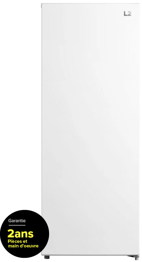 L2 White Upright Freezer (7.0 cu. ft.) - LRU07M2AWWC - Image 3