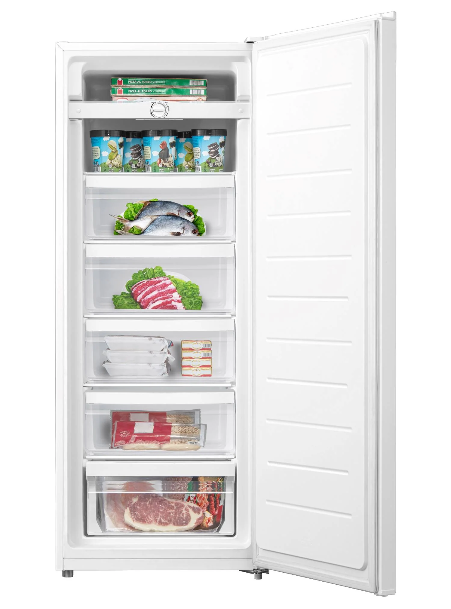 L2 White Upright Freezer and Convertible Fridge ( 6.9 Cu. Ft) - LRU07B3AWW - Image 6